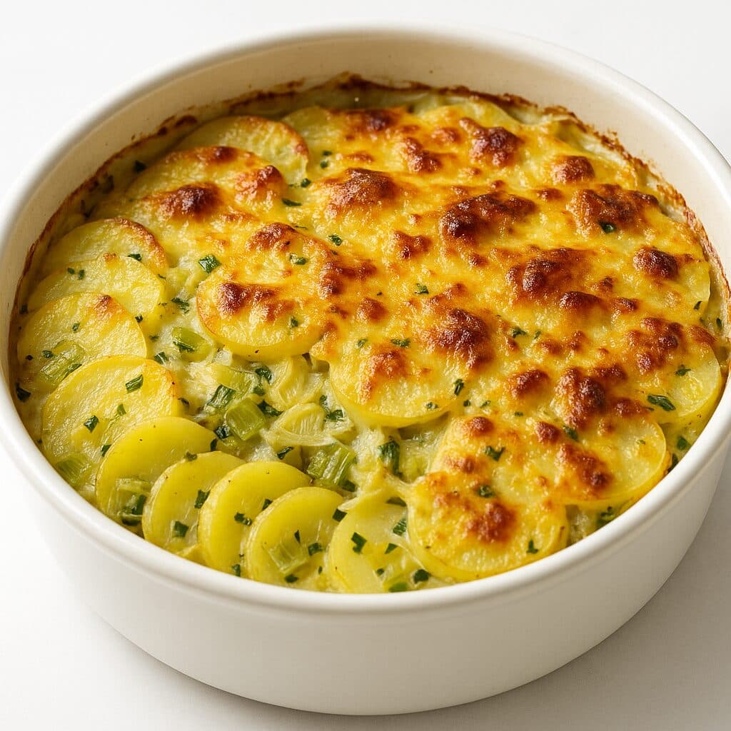 Leek and Potato Gratin (with Tarragon) image