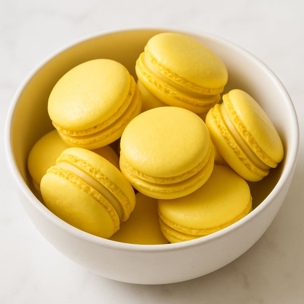Lemon Macarons (Inspired by Pierre Hermé) image