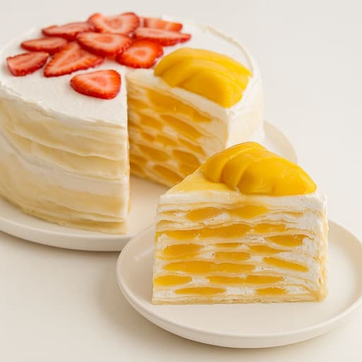 Mango Crepe Cake (No-Bake) image