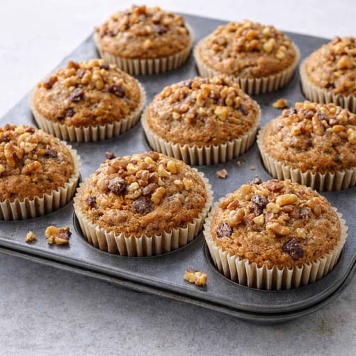 Maple Walnut Date Muffins image