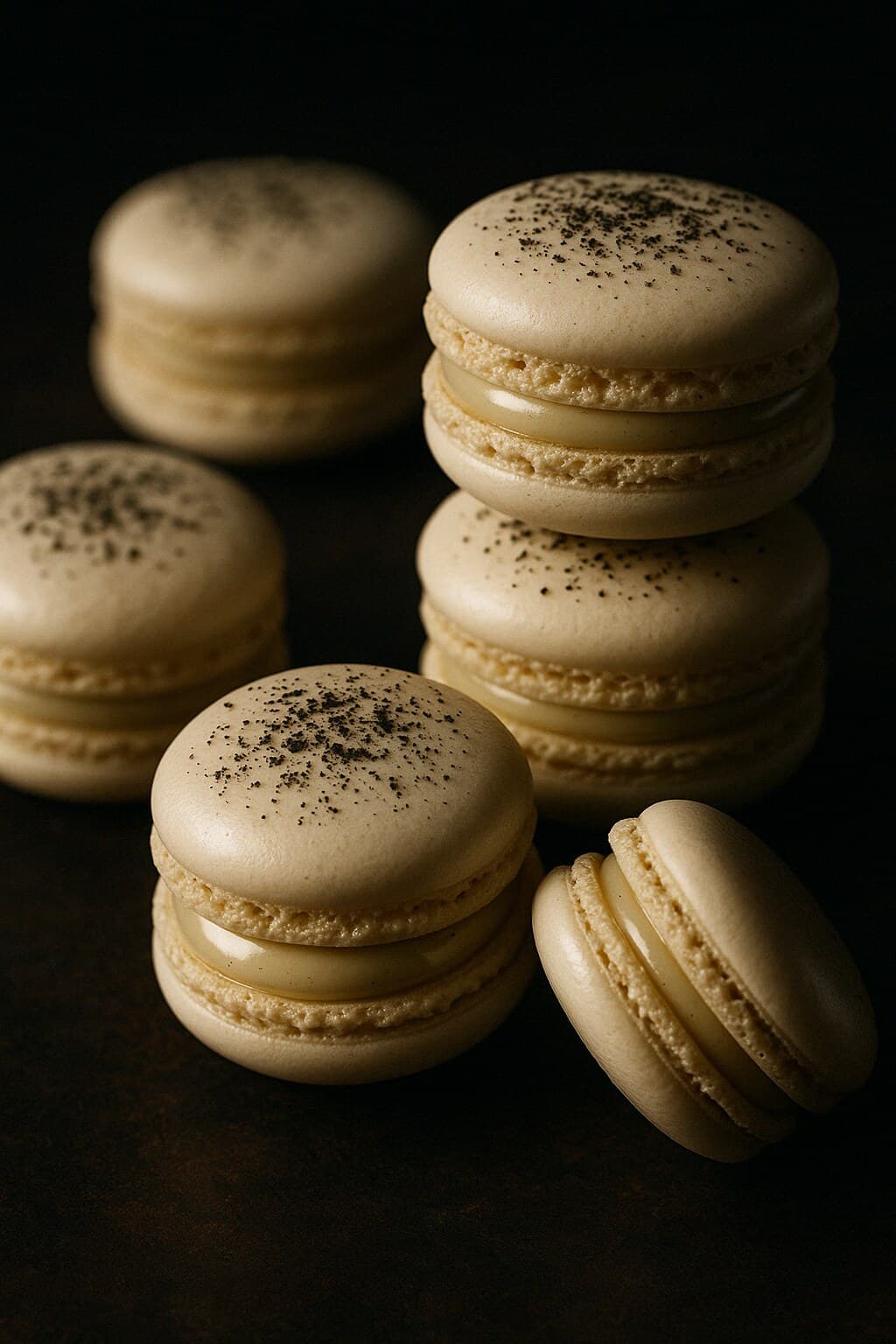 Milk Chocolate and Earl Grey Tea Macaron image