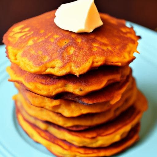 Perfectly Fluffy Sweet Potato Pancakes