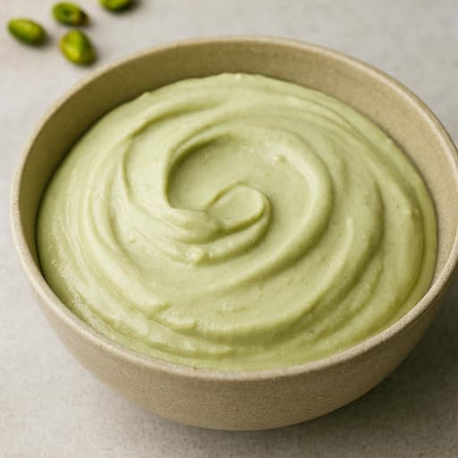 Silky Pistachio Namelaka Cream (Perfect Cake Filling) image