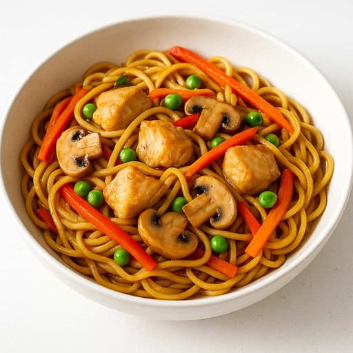Quick and Easy Chicken Lo Mein image