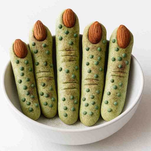 Spooky Witches' Fingers Meringues image