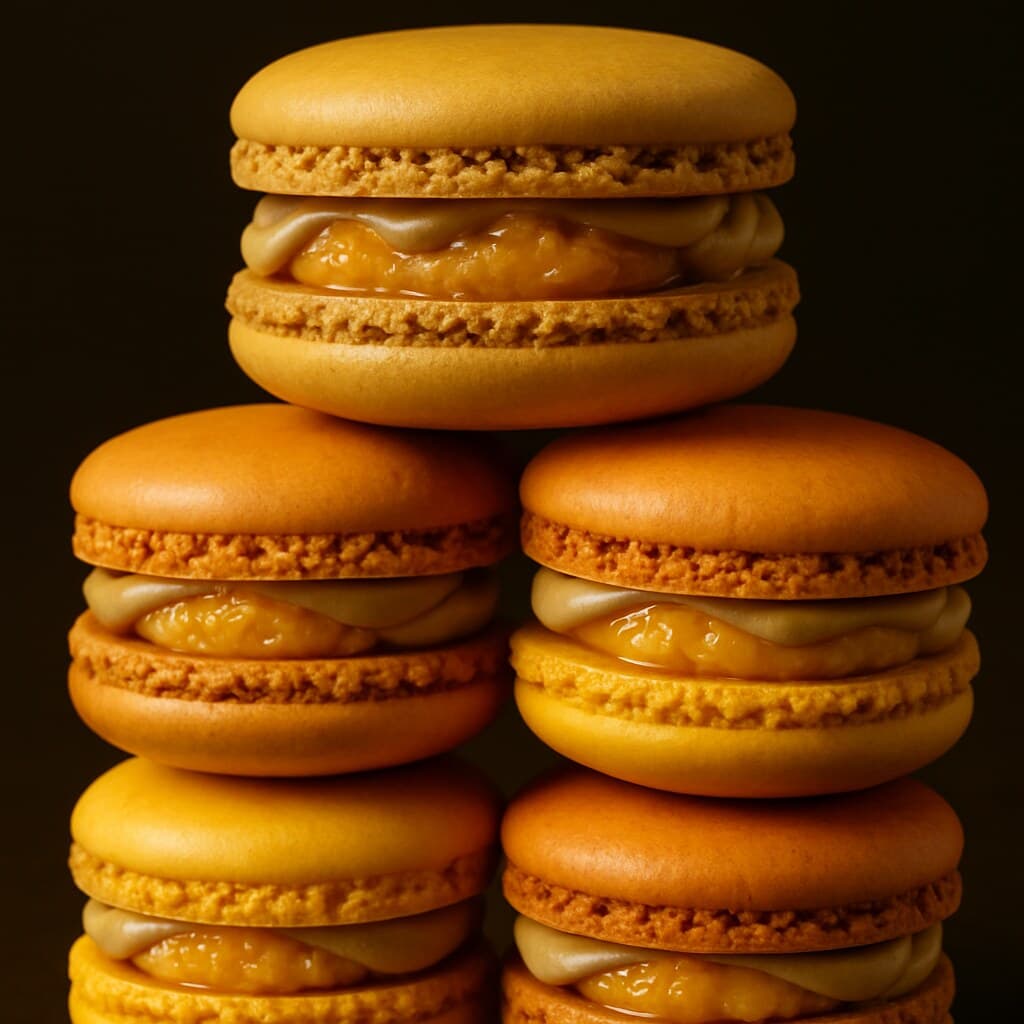 Sultan's Garden Macaron (Coffee and Orange Blossom) image