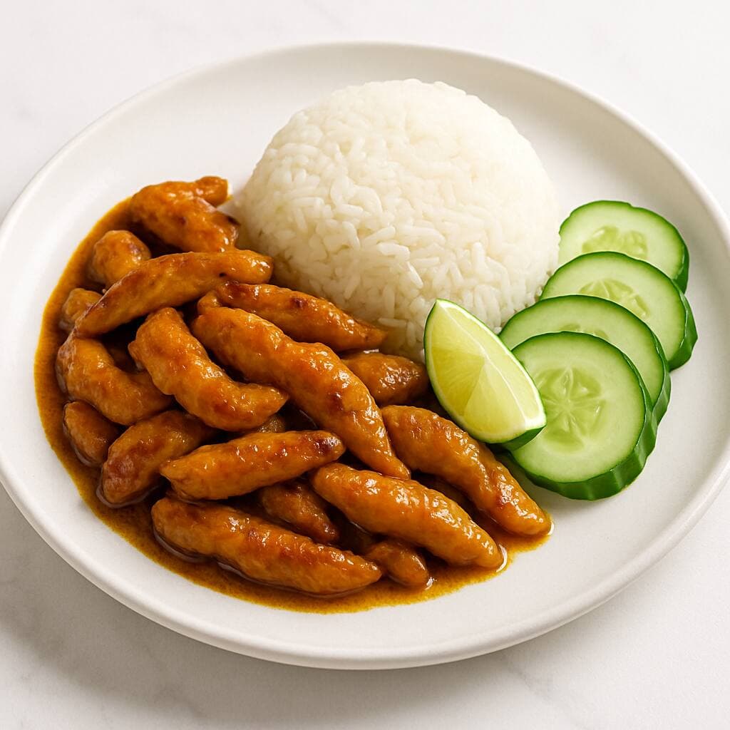 Thai Turmeric Chicken Stir-Fry (Velveting Method) image