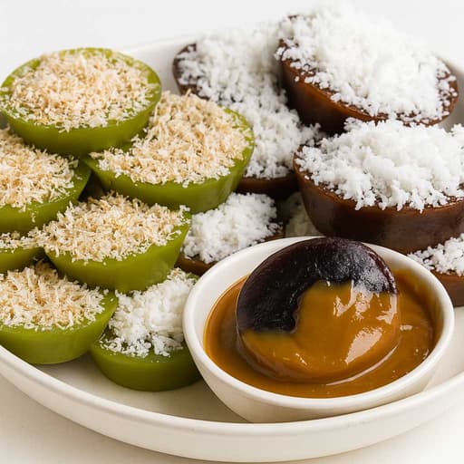 Trio Kutsinta (Classic, Pandan, and Ube Cheese) image