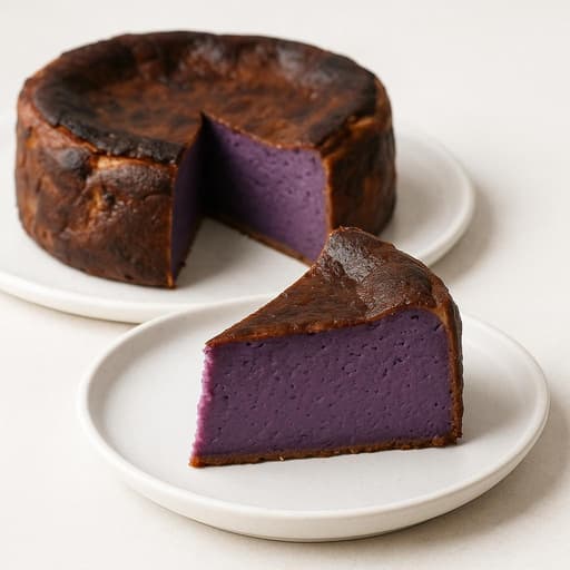 Ube Basque Cheesecake image