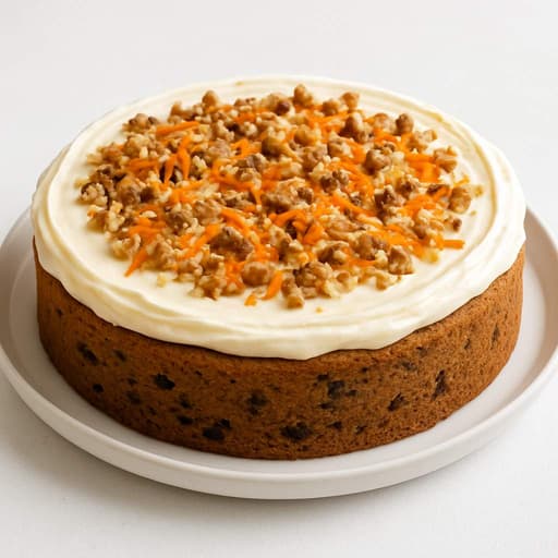 Moist Whole Wheat Carrot Cake with Cream Cheese Frosting image