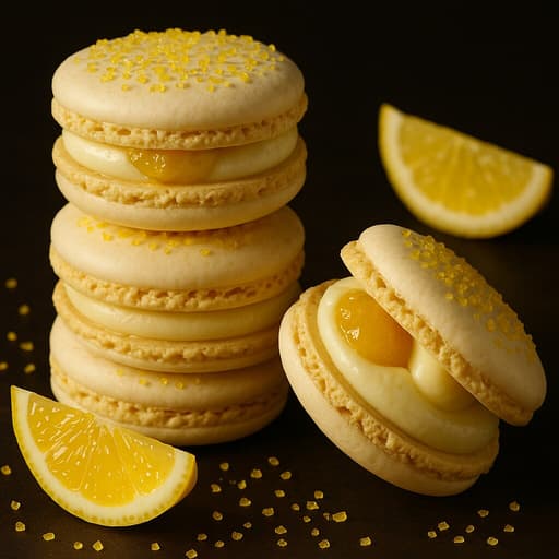 Yuzu Macaron image