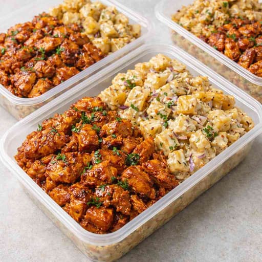 Cajun Honey Butter Chicken with Creamy Potatoes image