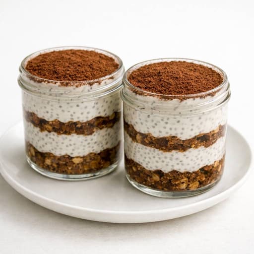 Guilt-Free Chia Tiramisu (No-Bake, 10 Minutes) image