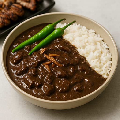 The Richest Dinuguan You’ll Ever Try — Charcoal-Grilled Pork Blood Stew with Coconut Cream image