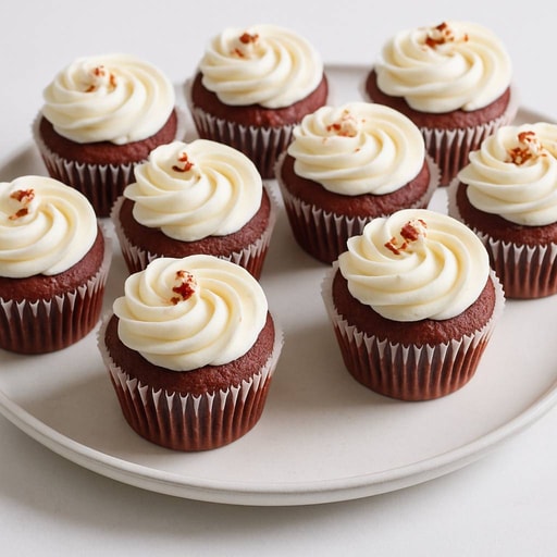 Image of Chef RV’s Moist Red Velvet Cupcakes with Cream Cheese Frosting