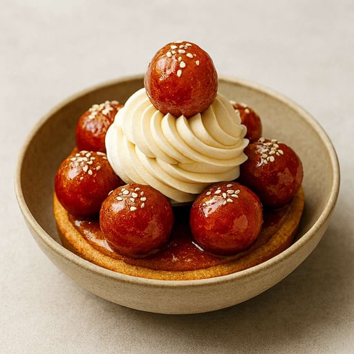 Category image for Cherry Tomato Saint-Honoré with Caramel Twist