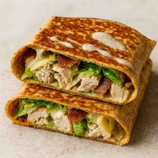 Category image for Chicken Caesar Quesadilla 🌮 (High-Protein Lunch Hack)