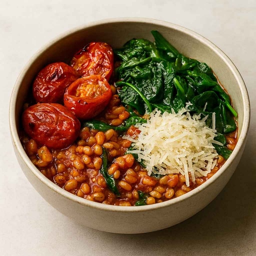 Category image for One-Pot Pearl Barley with Roasted Tomatoes & Spinach