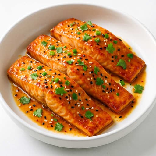 Irresistible Bang Bang Salmon with Creamy Spicy Sauce image