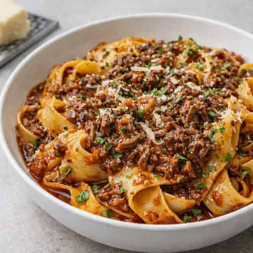 Beef Short Rib Ragu with Pappardelle