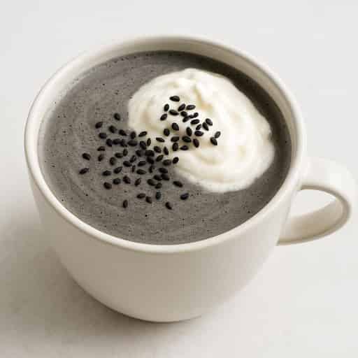 Creamy Black Sesame Latte – Nutty Japanese Drink