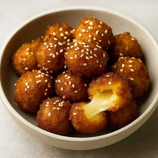 Crispy Cheesy Potato Balls 🧀🥔 (Golden & Melty Snack) image