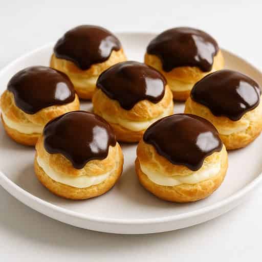 Irresistible Cream Puffs with Ganache & Pastry Cream Image