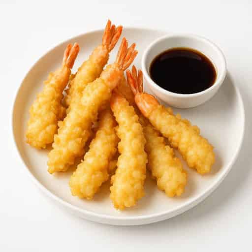 Crispy Prawn Tempura with Dipping Sauce Image