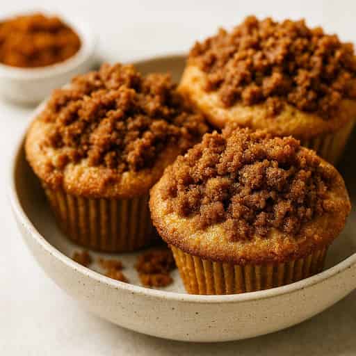 Image of Cinnamon Crumb Muffins — Coffee Cake in Mini Form