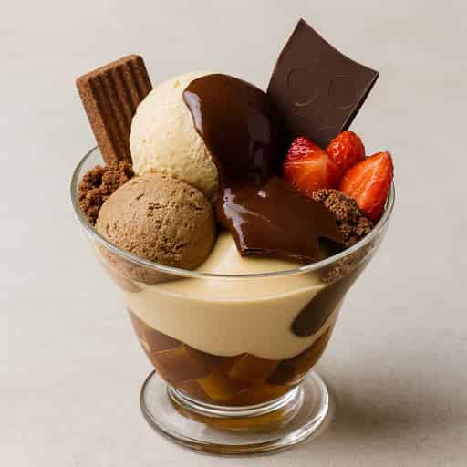 Image of Luxury Coffee-Choc Hazelnut Parfait for Grown-Ups