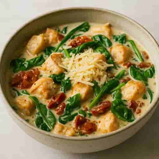 Creamy Tuscan Chicken Gnocchi Soup 🍲 (30-Min Comfort Meal)