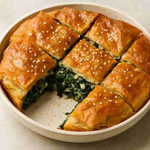 Crispy Vegan Spanakopita (Greek Spinach Pie) Image