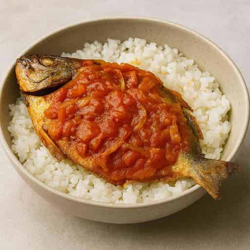 Fish Sarciado with Tangy Tomato Sauce