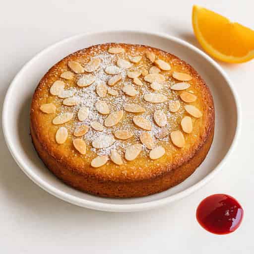 Image of Flourless Orange Almond Cake 🍊 Gluten-Free & Moist