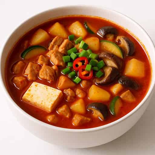 Fiery Korean Gochujang Stew (Kimchi Jjigae-Style Comfort!) Image