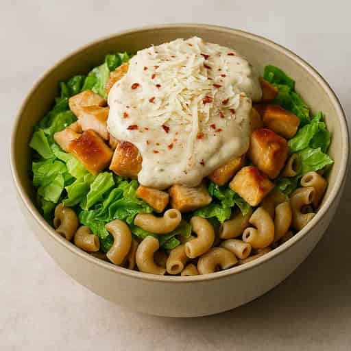 High-Protein Chicken Caesar Pasta Salad 🥗—Creamy, Filling & Fresh