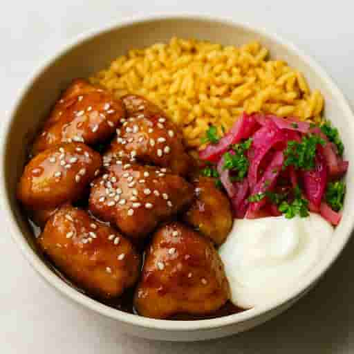 Honey Garlic Chicken Rice Bowls (High-Protein Meal Prep) Image