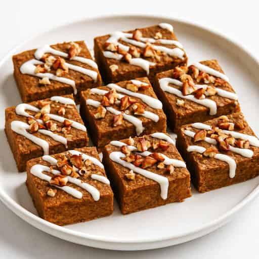 Iced Pumpkin-Pecan Protein Bars Image