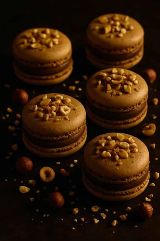 Infiniment Hazelnut Praline Macaron