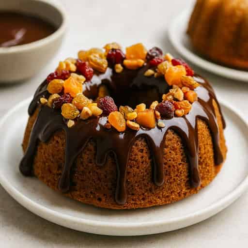 Image of Japanese Chestnut Kugelhof—Silky Ganache Glaze