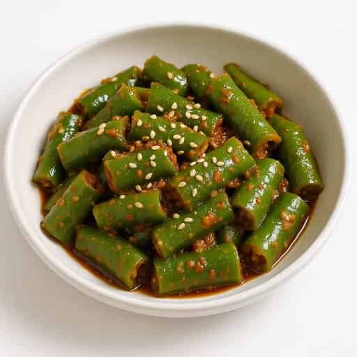 Sweet & Spicy Korean Green Pepper Salad (Gochu Muchim) Image