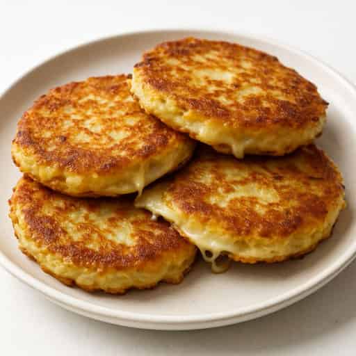 Crispy Korean Potato Cheese Pancakes (Gamja Hotteok Style) Image