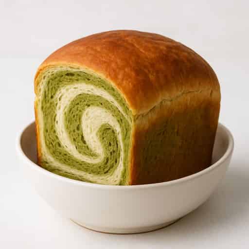 Stunning Marbled Matcha Bread – Soft & Fluffy Loaf Image