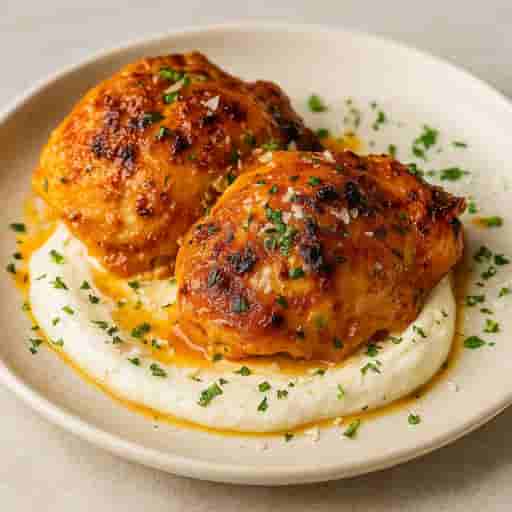 Mediterranean Lemony Garlicky Chicken—Bright, Bold & Juicy!