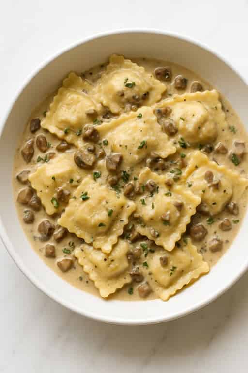 Mushroom Marsala Cream Pasta Image