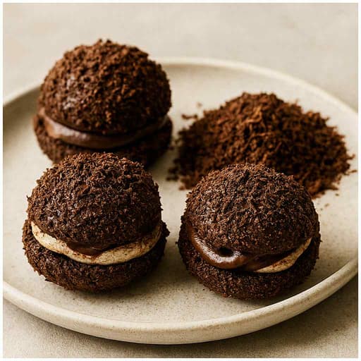 Othello Bites: Dark Choc Ganache Meringue Kisses image