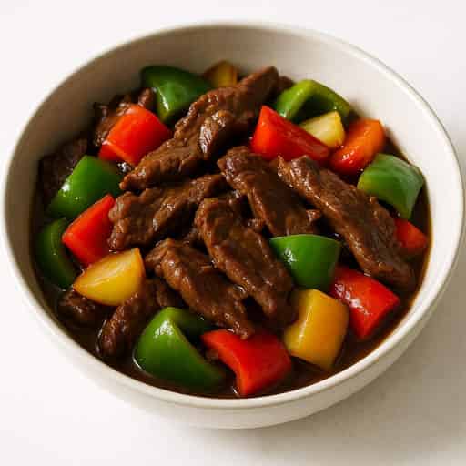 Image of Ultimate Pepper Steak Stir-Fry with Honey Glaze