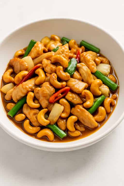 Quick Thai Cashew Chicken Stir Fry Image
