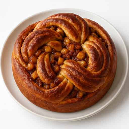 Fluffy Apple Caramel Brioche Bread (Richard Bertinet Inspired)