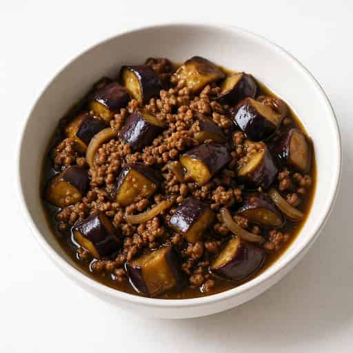 Roasted Eggplant and Minced Beef Stir-Fry Image